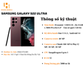 Cấu hình Samsung galaxy S22 ultra