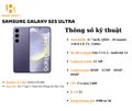 Cấu hình Samsung galaxy S24 plus 