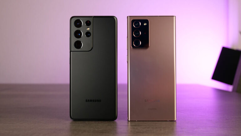 So sánh Samsung S21 Ultra 5G và Note 20 Ultra 5G