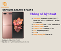 Cấu hình Samsung galaxy Z flip 2